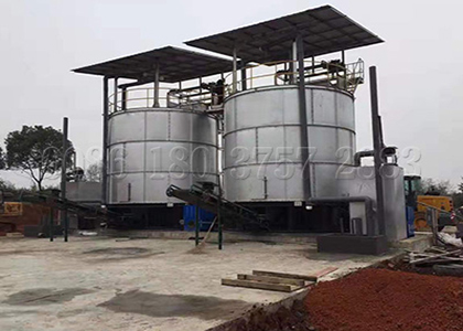 fermenter for making organic sheep manure fertilizers