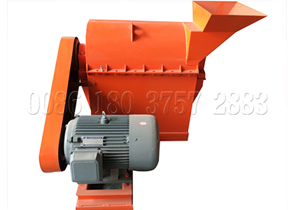 Semi-wet poultry manure pulverizing machine for small production line