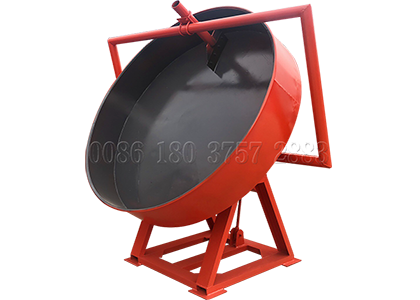 disc type wet compost granulation machine